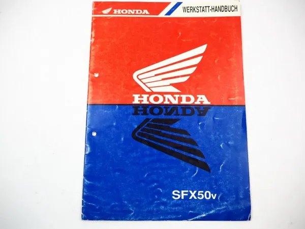 Honda SFX50 SFX50S (V) Roller Werkstatthandbuch Ergänzung Reparaturanleitung