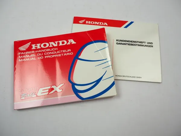 Honda SJ 100 Bali EX Betriebsanleitung Manuel du conducteur Manual do Proprietario