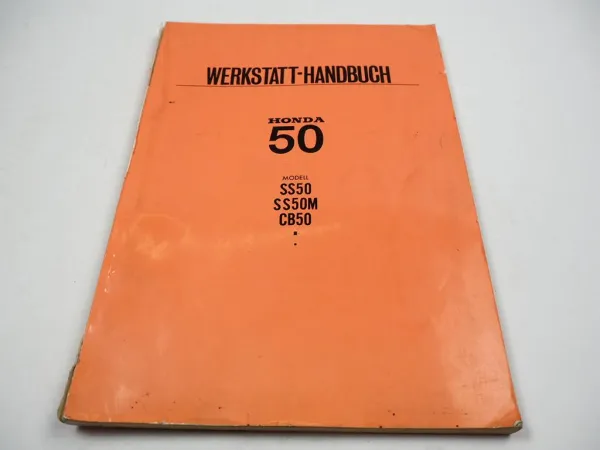 Honda SS50 SS50M CB50 Motorrad Werkstatthandbuch Reparaturanleitung Wartung 1971
