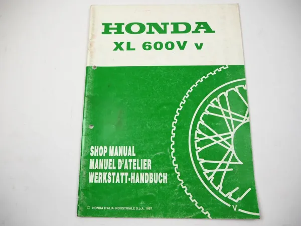 Honda Transalp XL600V v Werkstatthandbuch Reparaturhandbuch Ergänzung 1997