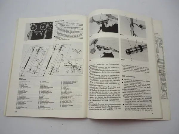 Honda VF 750 S / C RC07 RC 09 ab 1982 Werkstatthandbuch Reparaturanleitung