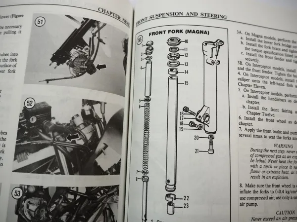 Honda VF500C Magna VF500F Interceptor F-Fours Workshop Manual 1984-86 Clymer M329