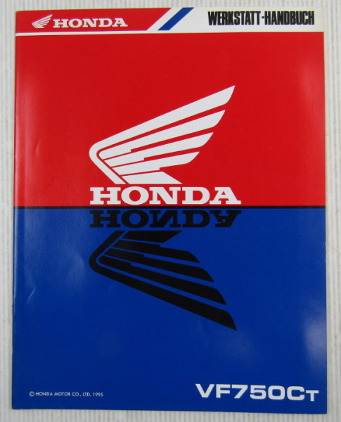 Honda VF750Ct Ergänzung Nachtrag Werkstatthandbuch Reparaturanleitungen 1995