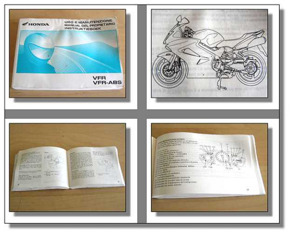 Honda VFR 800 / VFR-ABS Motorrad Betriebsanleitung 2001