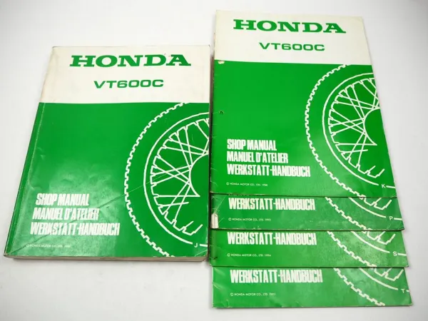 Honda VT600C Custom Shadow PC21 Werkstatthandbuch Set 1988-1995 Shop Manual