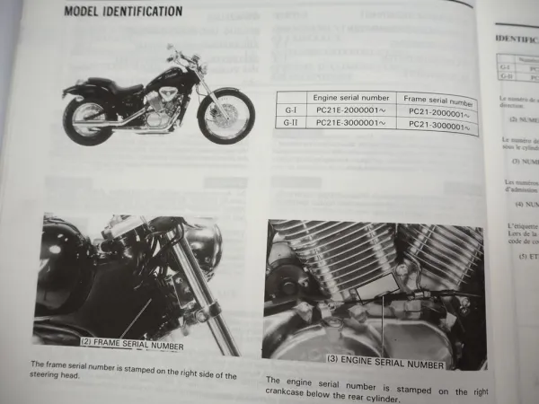 Honda VT600C Custom Shadow PC21 Werkstatthandbuch Set 1988-1995 Shop Manual