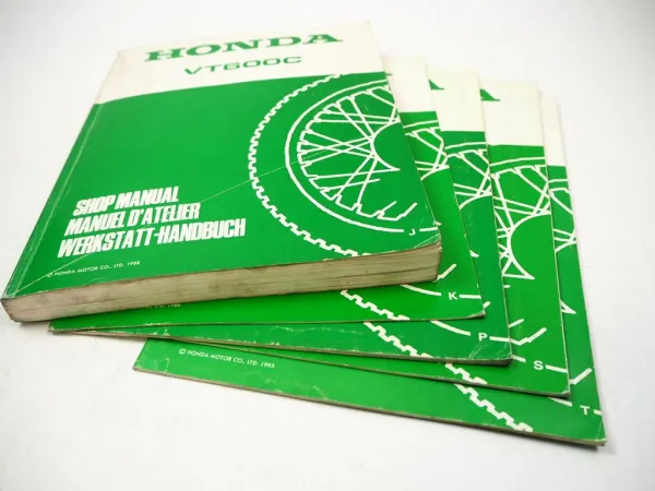 Honda VT600C Custom Shadow PC21 Werkstatthandbuch Set 1988-1995 Shop Manual