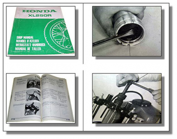 Honda XL 250 R Werkstatthandbuch Shop Manual Manuel datelier Nachtrag 1982