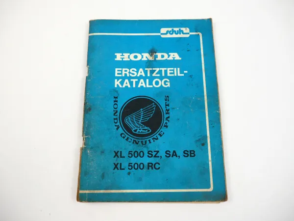 Honda XL500 SZ SA SB RC Ersatzteilliste Ersatzteilkatalog 1982