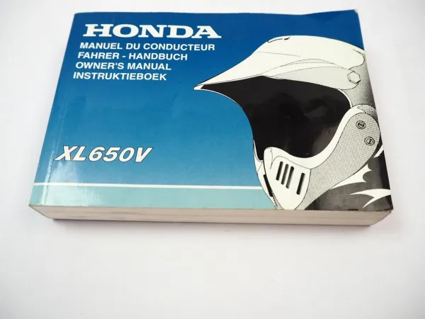 Honda XL650V Transalp Betriebsanleitung Manuel du conducteur Owner Manual Instruktieboek