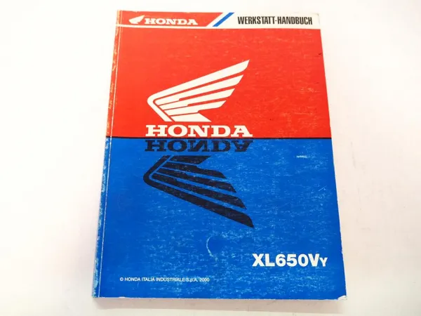 Honda XL650V Transalp RD10 Werkstatthandbuch 2000 Reparaturanleitung