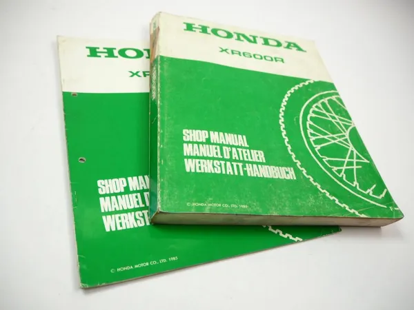 Honda XR600R Werkstatthandbuch ab 1985 Reparaturanleitung Shop Manual Manuel D´Atelier