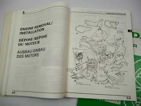 Honda XR600R Werkstatthandbuch ab 1985 Reparaturanleitung Shop Manual Manuel D´Atelier