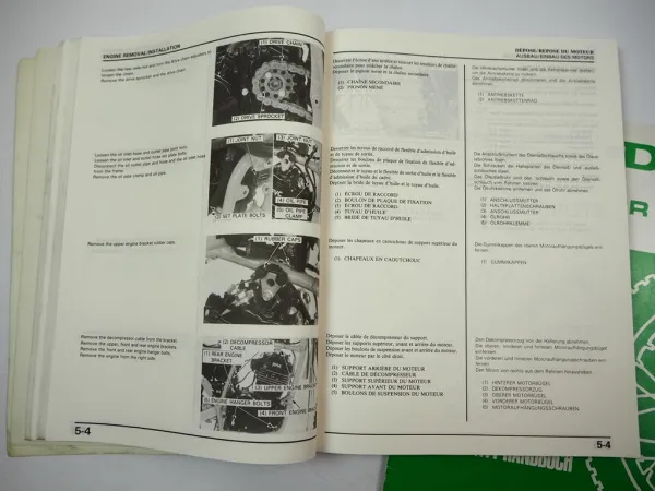 Honda XR600R Werkstatthandbuch ab 1985 Reparaturanleitung Shop Manual Manuel D´Atelier