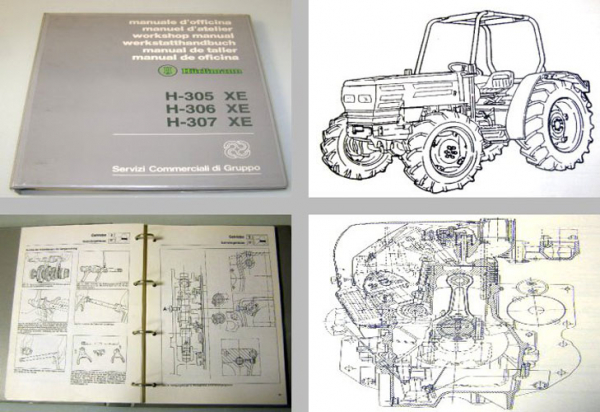Hürlimann H-305 H-306 H-307 XE Werkstatthandbuch 1994 Reparaturanleitung