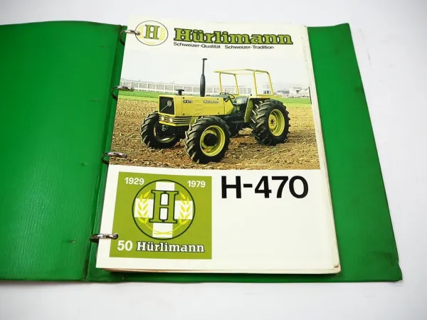 Hürlimann H-470 Schlepper Ersatzteilliste Parti di ricambio ca. 1979