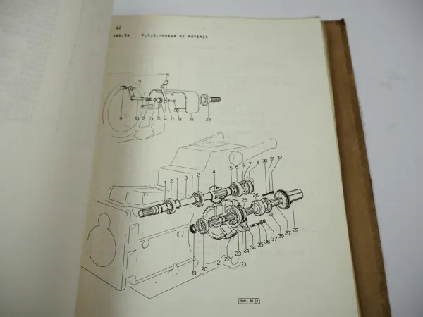 Hürlimann H-490 Schlepper Ersatzteilliste Parti di ricambio ca. 1979