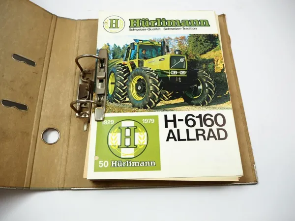 Hürlimann H-6160 Schlepper Ersatzteilliste Parti di ricambio 1979/80