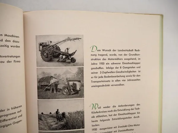 Hummel Landmaschinen Firmengeschichte Chronik Jubiläum 50 Jahre 1907 - 1957