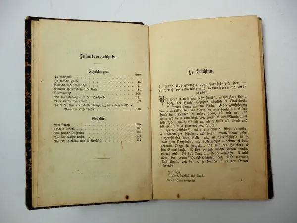 Humoristische Erzählungen in schlesischer Mundart Hermann Bauch Breslau ca. 1900