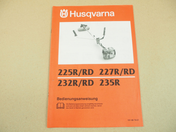 Husqvarna 225 227 232 235 R RD Freischneider Bedienung Betriebsanleitung 1998