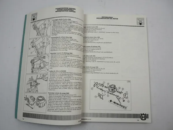 Husqvarna WR250 WR360 CR250 Motorrad Werkstatthandbuch Workshop Manual 1999
