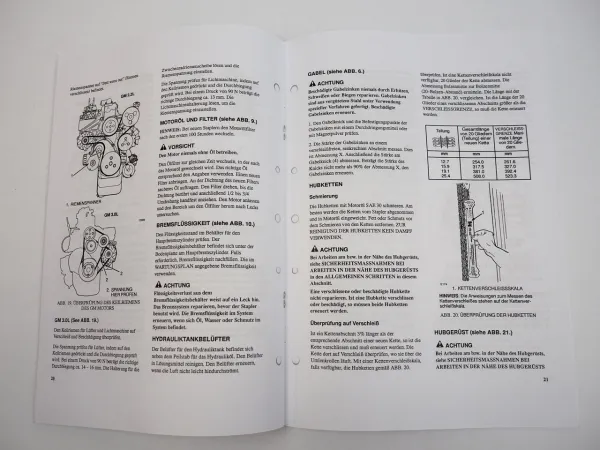 Hyster H2.00-3.20 XM XMX XML Challenger Stapler Wartungshandbuch 1993
