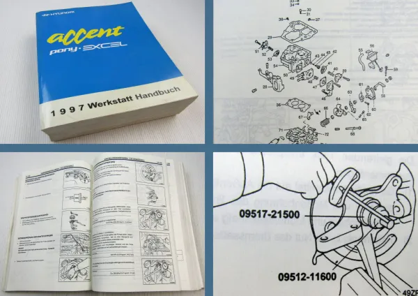 Hyundai Accent Pony Excel ab 1997 Werkstatthandbuch Reparatur