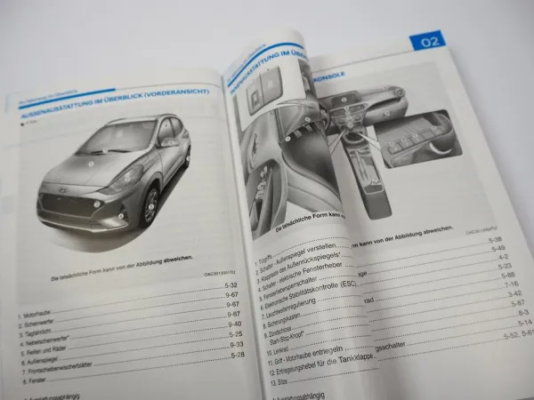 Hyundai i10 Betriebsanleitung Bedienungsanleitung Bordbuch 9/2024 Deutsch