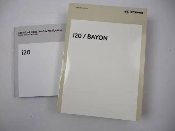 Hyundai i20 Bayon SUV Crossover Betriebsanleitung Bedienungsanleitung Bordbuch 2025