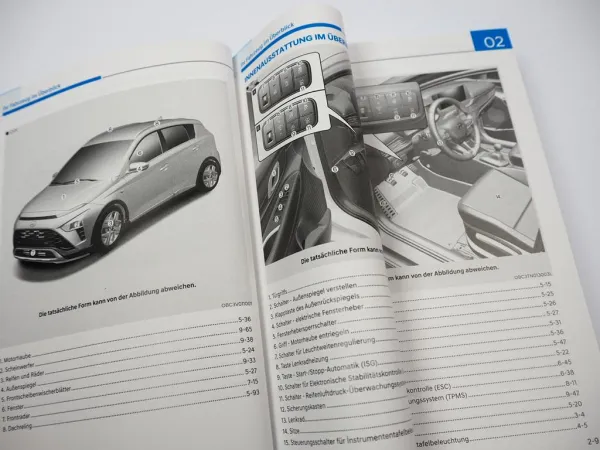 Hyundai i20 Betriebsanleitung 1/2024 Bedienungsanleitung Bordbuch Deutsch