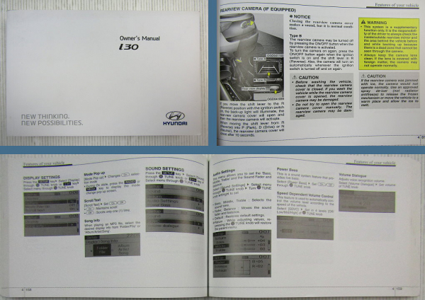 Hyundai i30 Owners Manual Maintenance Specification 2012