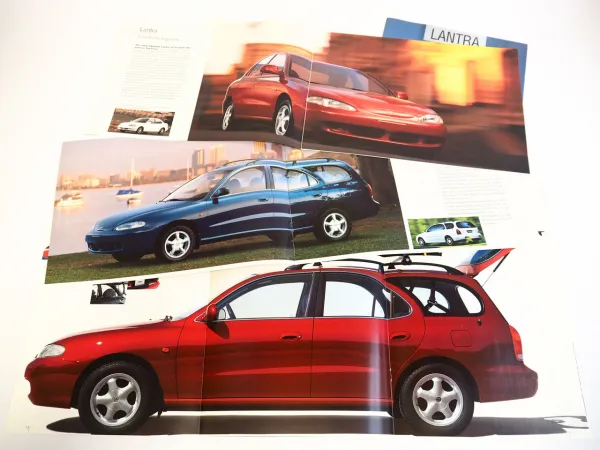 Hyundai Lantra 6x Prospekt Technische Daten Ausstattung Preisliste 1990er Jahre