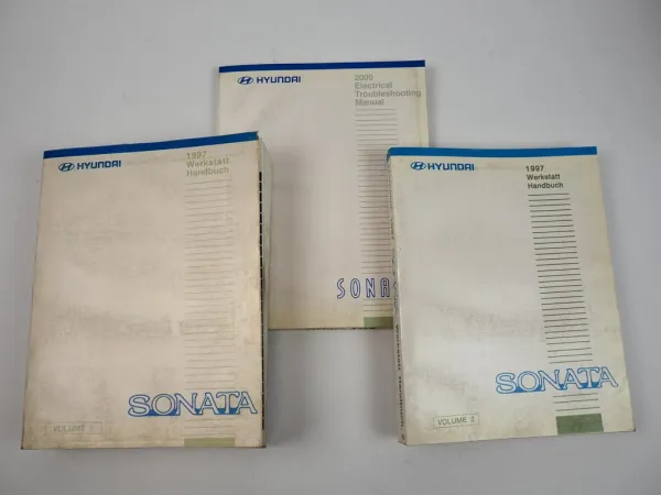 Hyundai Sonata ab 1996/1997 Werkstatthandbuch Reparatur 2 Bände + Elektrik