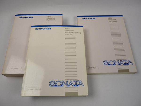 Hyundai Sonata ab 1996 Werkstatthandbuch Reparatur Elektrik 1997 2 Bände