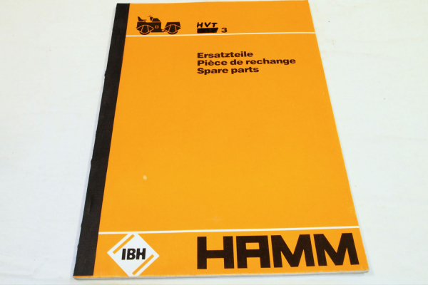 IBH HVT3 Ersatzteil-Bildkatalog Ersatzteilliste Parts List Pieces de rechange
