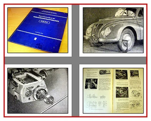 IFA F8 IFA F9 Werkstatthandbuch Reparaturhandbuch 1955 Reparaturanleitung