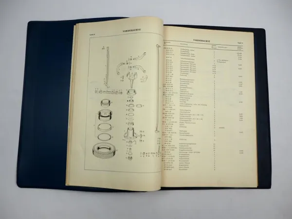 IFA Robur LO LD 2500 1800A LKW Frontlenker Fahrgestell Ersatzteilliste 1963