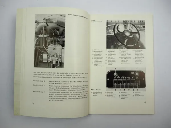 IFA W50 LA/Z mit Varianten Lastkraftwagen Betriebsanleitung Wartung 1975