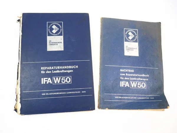 IFA W50 W50L Lastkraftwagen Werkstatthandbuch Reparaturhandbuch 1970er Jahre