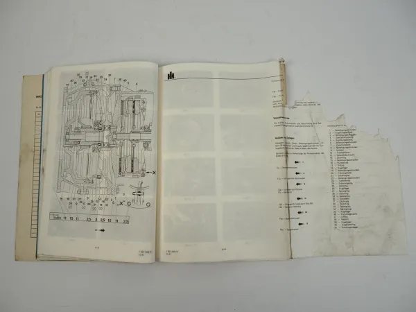 IHC 1255 1455 und XL Fahrgestell Werkstatthandbuch Reparaturanleitung 1981