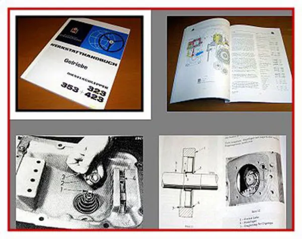 IHC 323 353 423 Werkstatthandbuch Getriebe