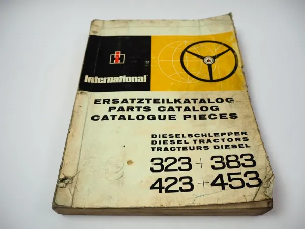 IHC 323 383 423 453 Dieselschlepper Ersatzteilkatalog Parts List 1972