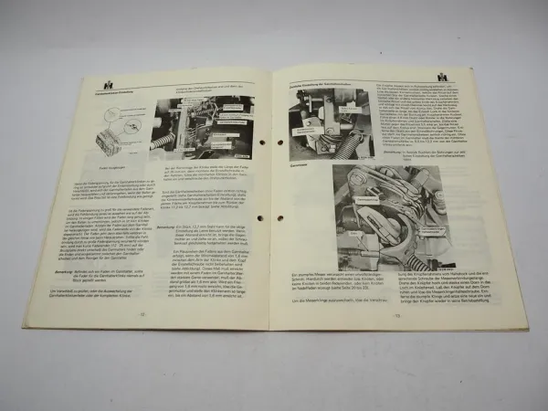 IHC 422 430 440 Universalknüpfer in IHC Ballenpressen Einsatz Wartung 1972