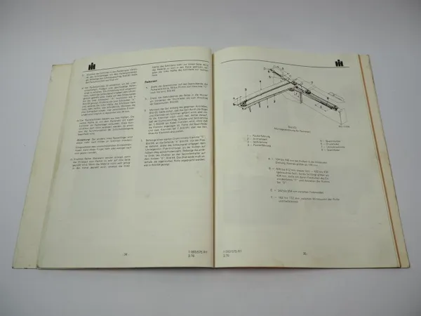 IHC 422 Hochdruck Sammelpresse PICK UP Ballenpresse Werkstatthandbuch 1976