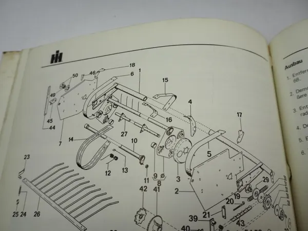 IHC 422 Pick-UP Ballenpresse Sammelpresse Werkstatthandbuch Reparatur1976