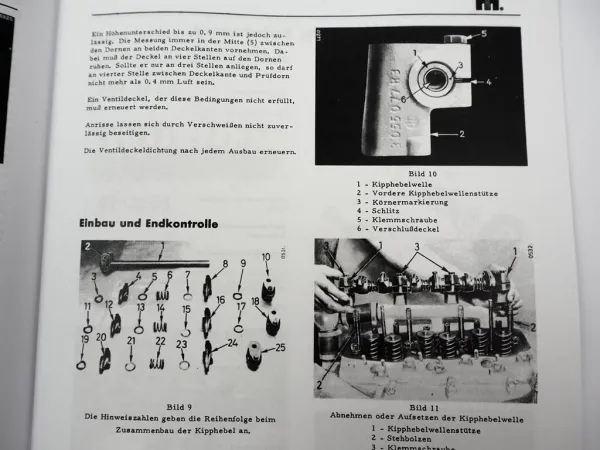 IHC 423 523 Werkstatthandbuch Dieselmotor D-179 D-155 1966