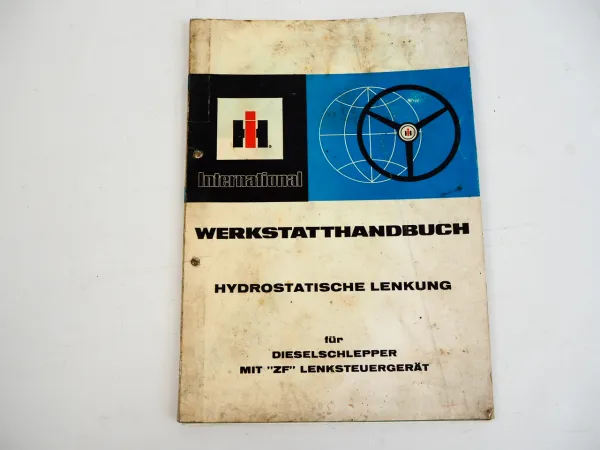 IHC 433 533 633 644 733 744 745 - 1455 Hydrostatische Lenkung Werkstatthandbuch
