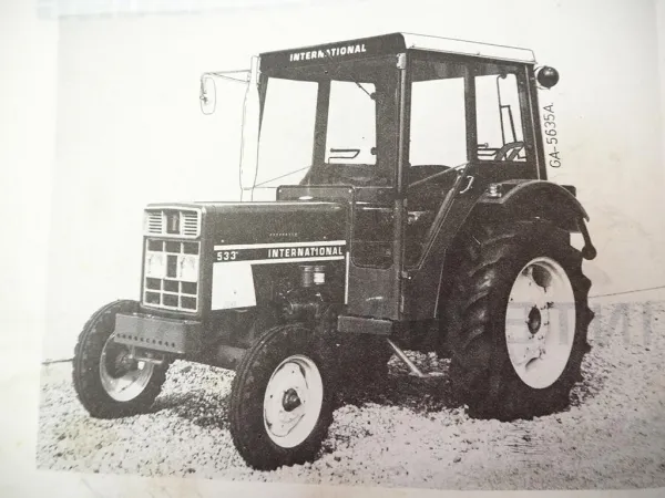 IHC 433 533 633 733 Dieselschlepper Betriebsanleitung Bedienungsanleitung 1982