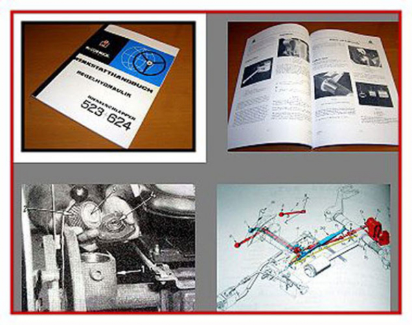 IHC 523 624 Regelhydraulik Werkstatthandbuch